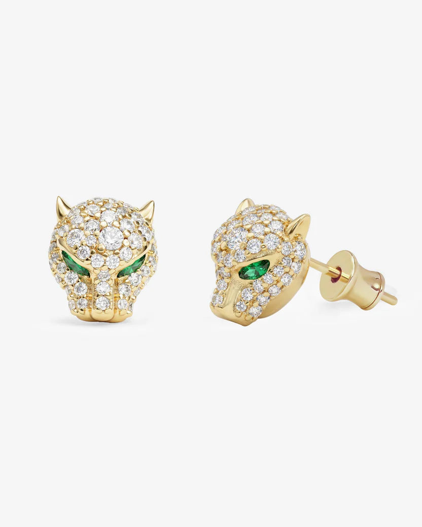 Melnda Maria Jaguar Pave Studs