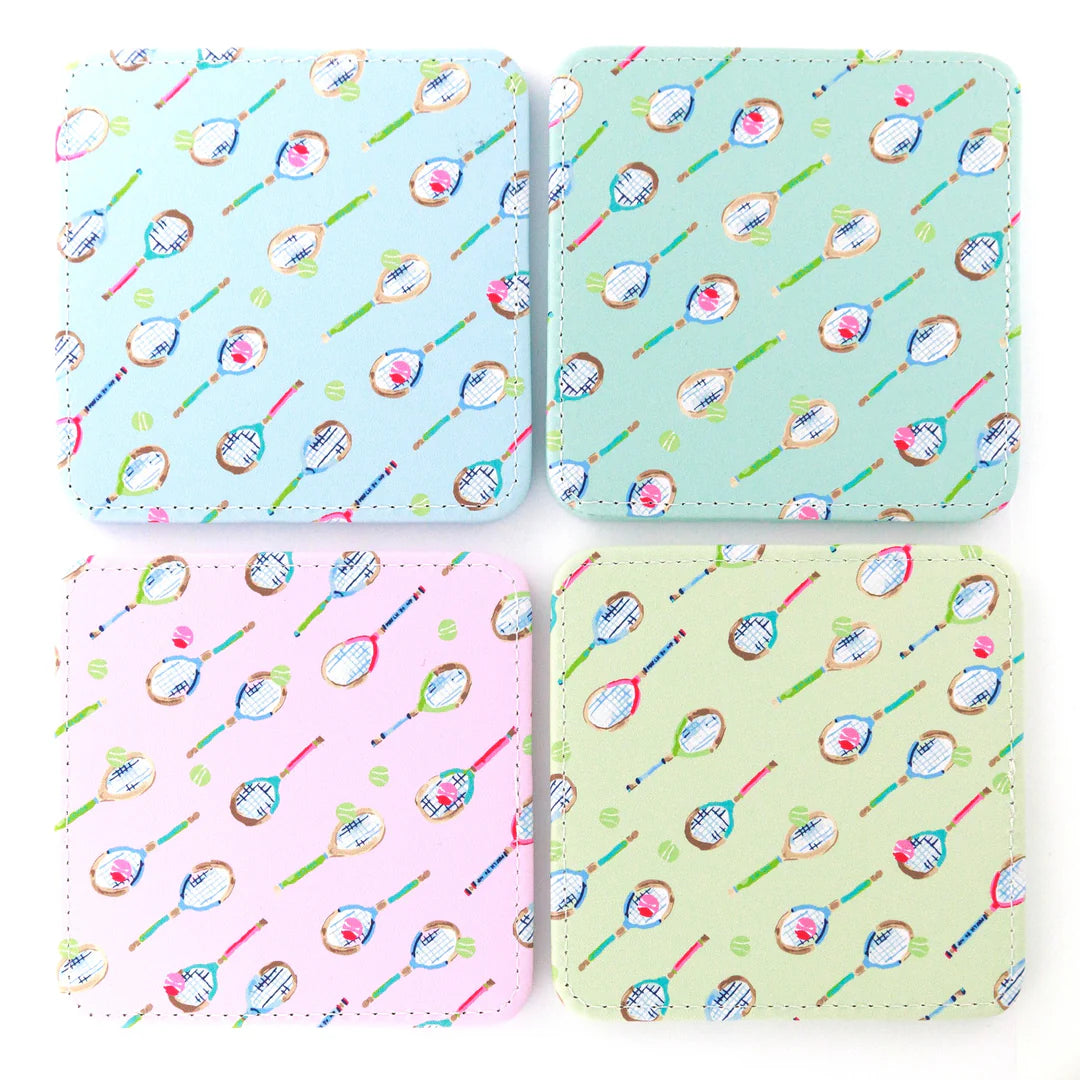 Serve it Up Reversible Coasters - Set of 4