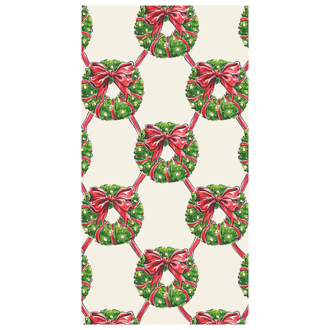 Holiday Wreath Napkins - 2 Sizes