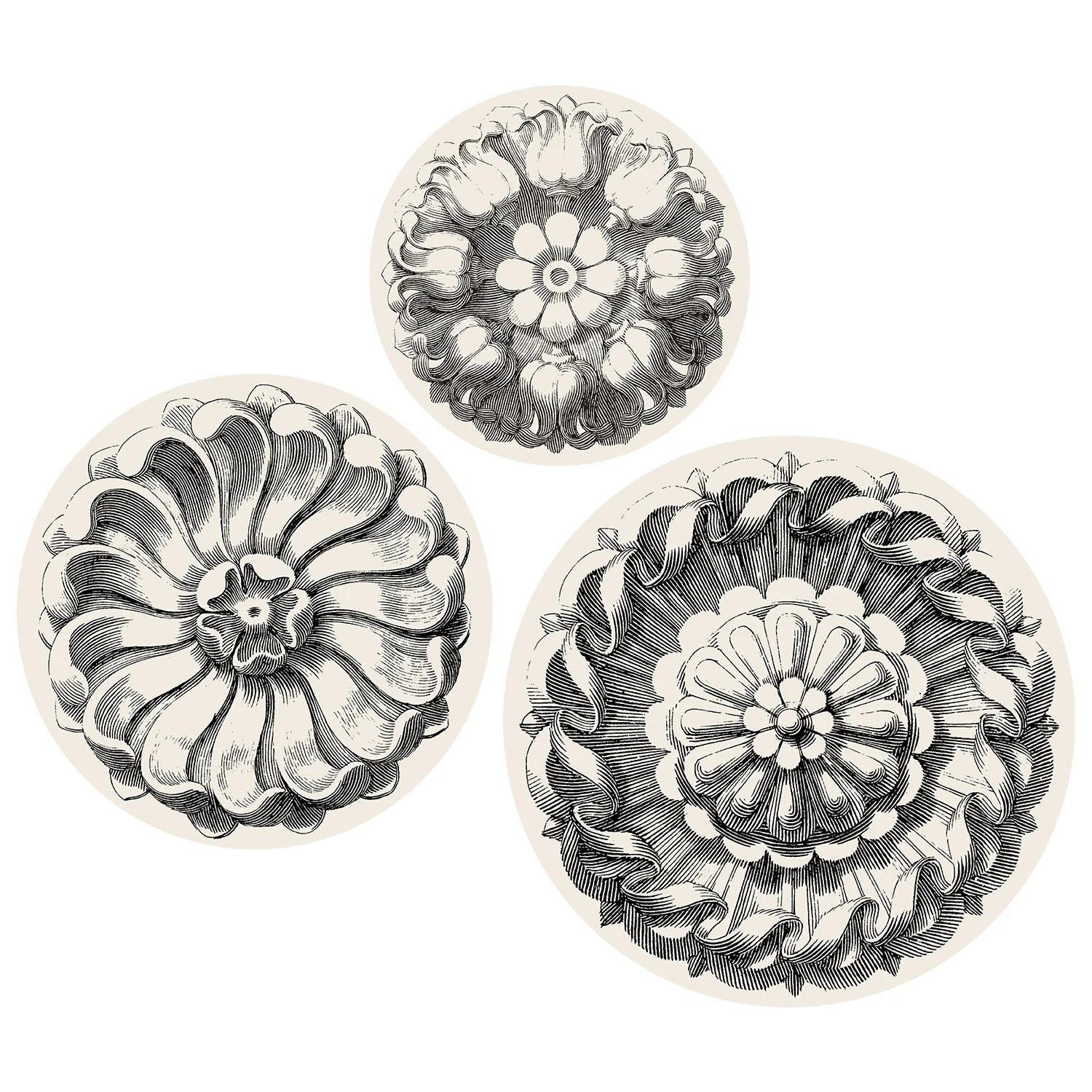 Rosette Serving Papers - Pack of 12