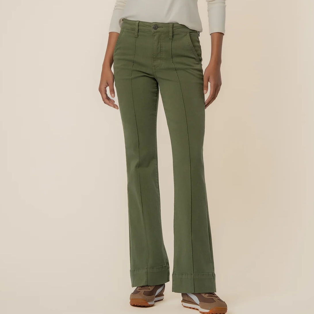 KUT Stella High Rise Flare - Dill