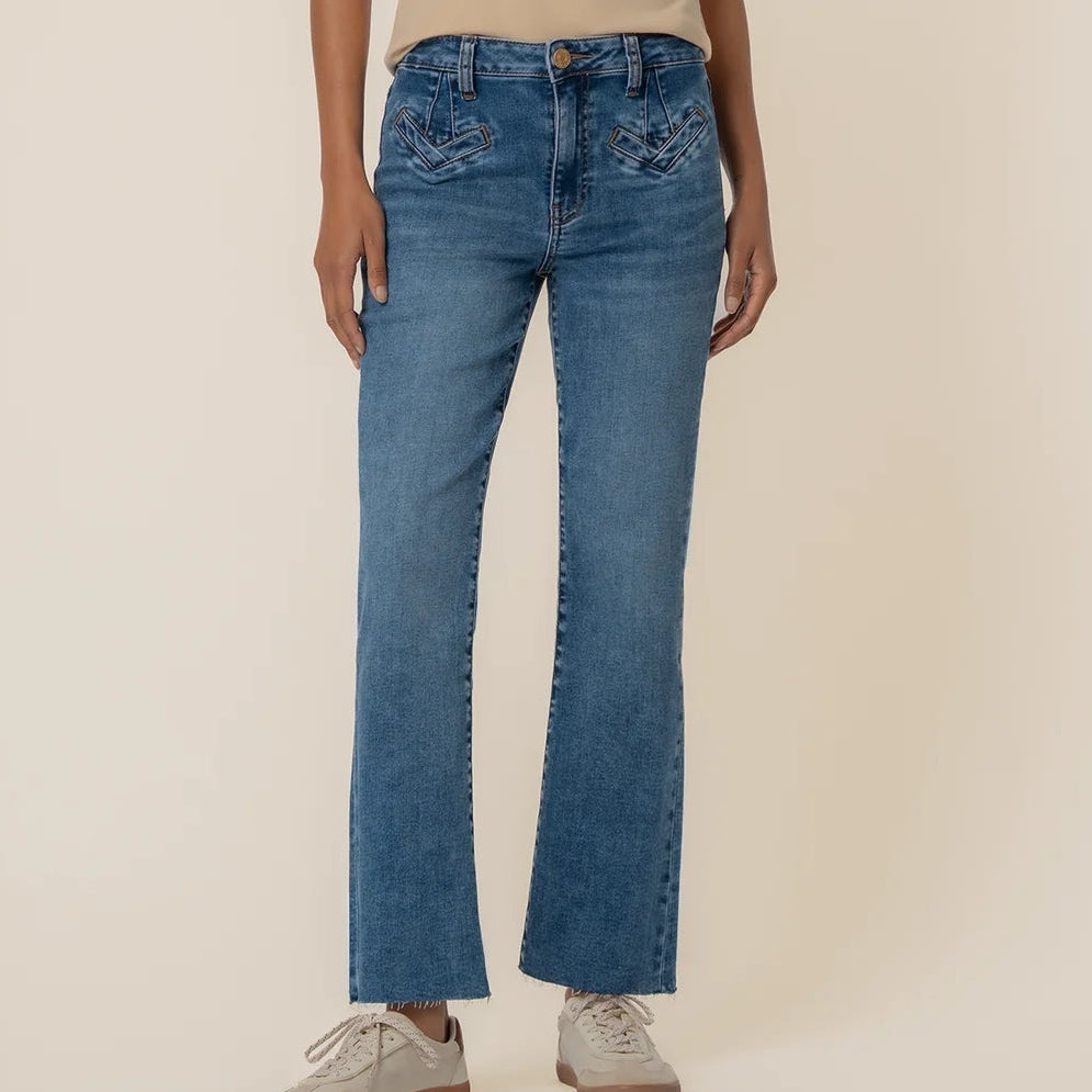 KUT Kelsey High Rise Ankle Flare