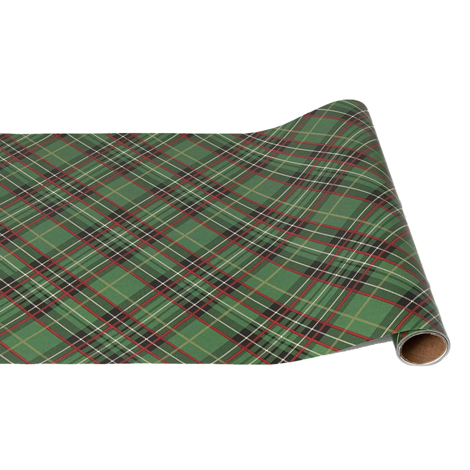 Green Plaid Runner 20" x 25'