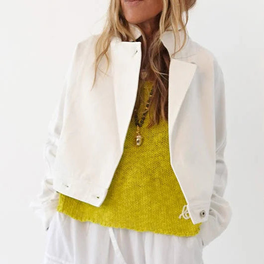 Kerri Rosenthal Denim Jacket - Cloud