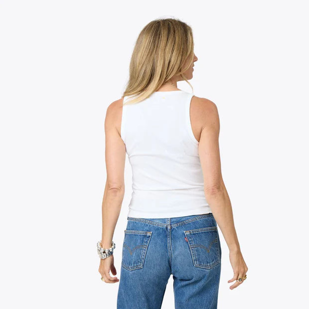 KERRI ROSENTHAL KR Tank - White