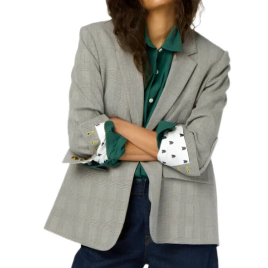 Kerri Rosenthal Workday Plaid Blazer