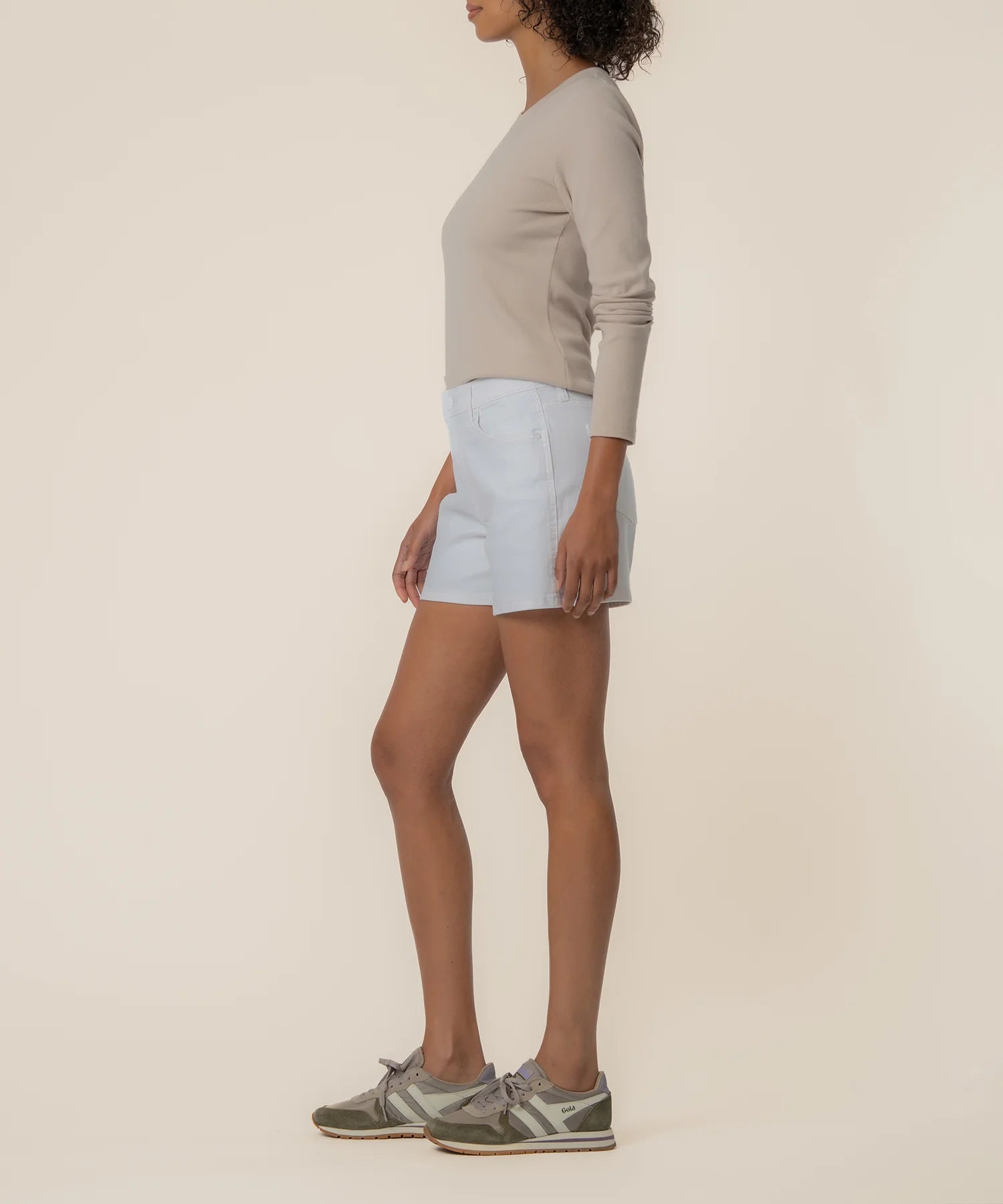 Jane High Rise Short  - Optic White