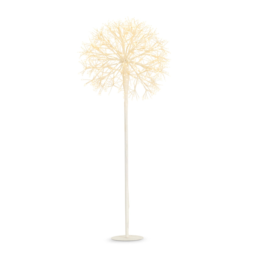 43" White Starburst Tree with Warm White Lights