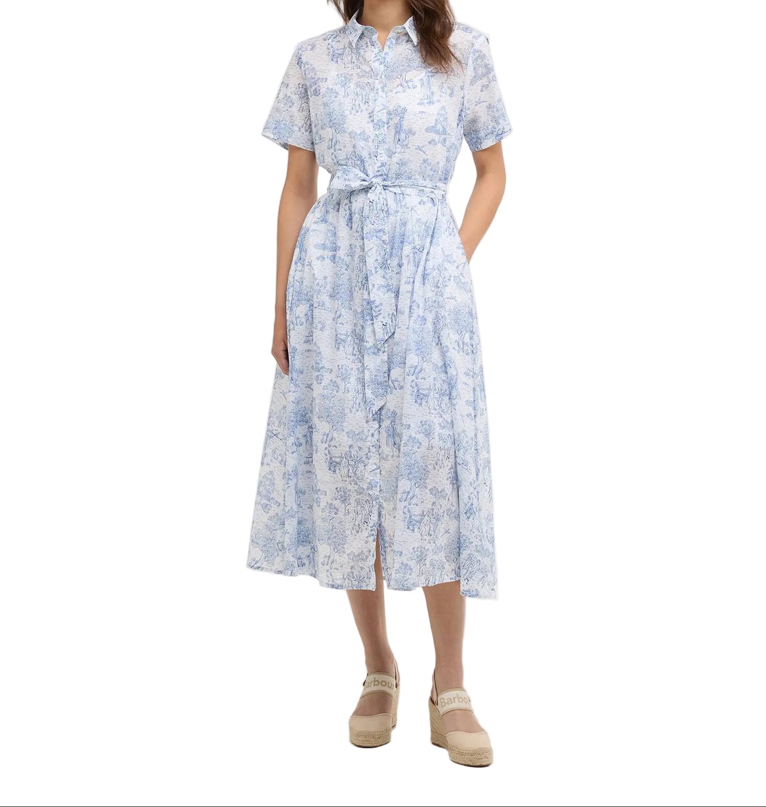 Barbour Wisteria Dress Ink Blue
