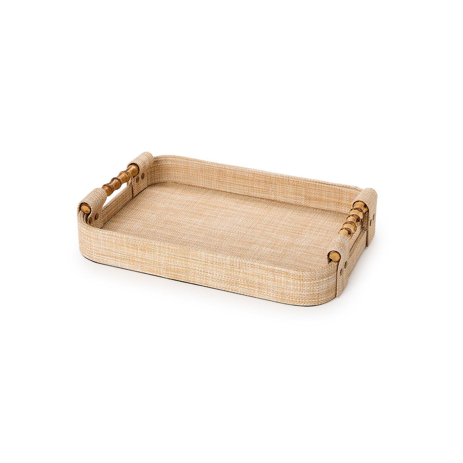 Monaco Natural Grass Rectangle Trays - 3 Sizes