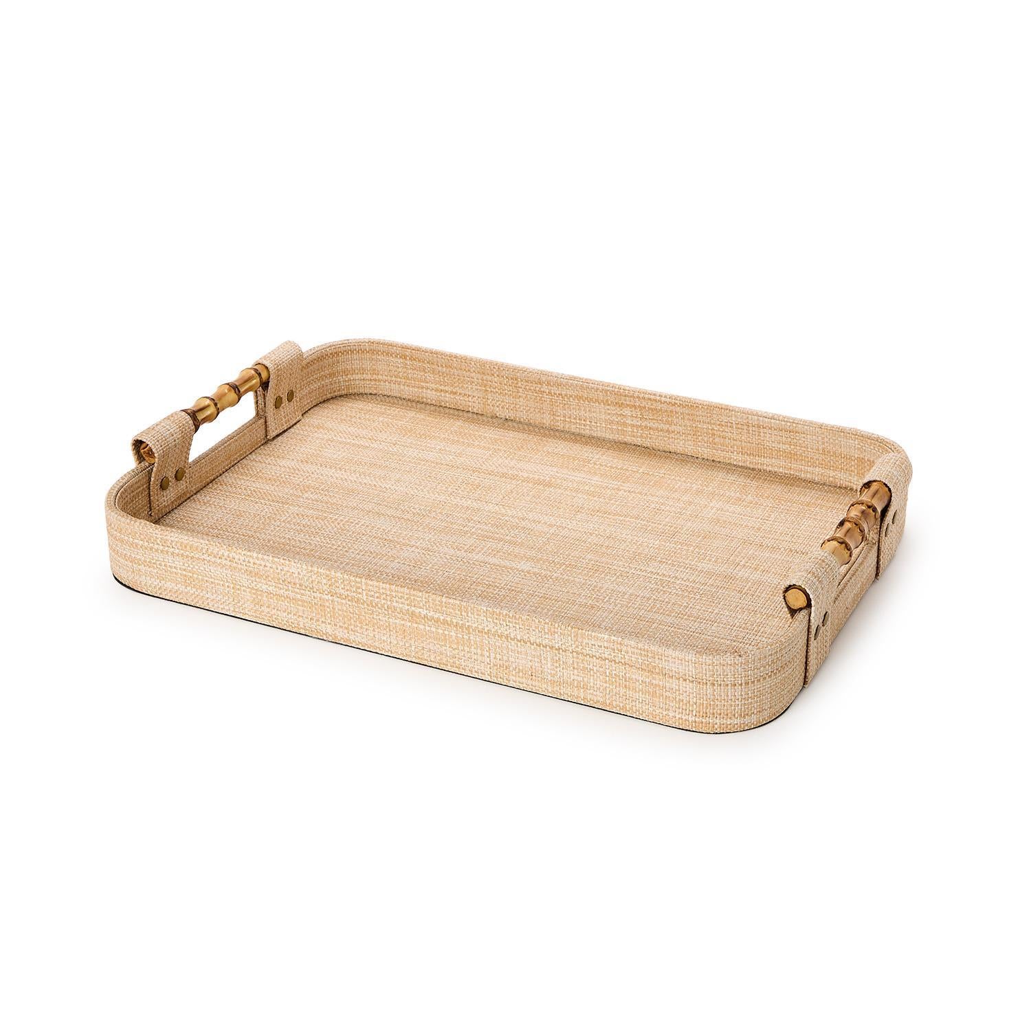 Monaco Natural Grass Rectangle Trays - 3 Sizes