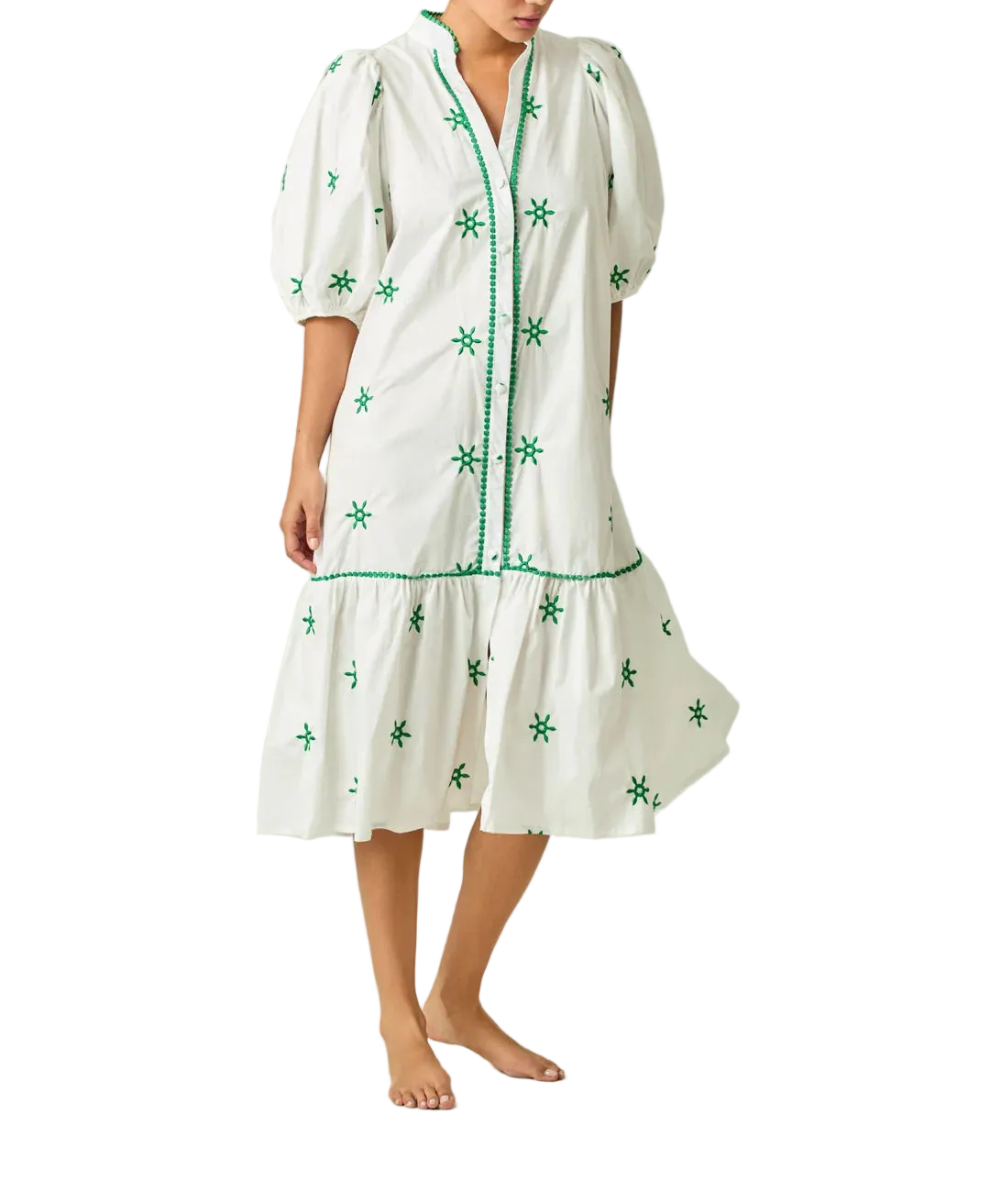 Angela Dress - Evergreen