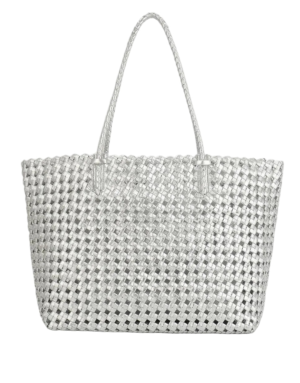 Marni Woven Silver Tote