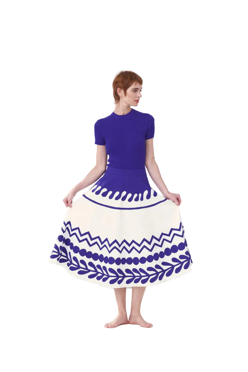 MII Collection Corfou Skirt - Blue