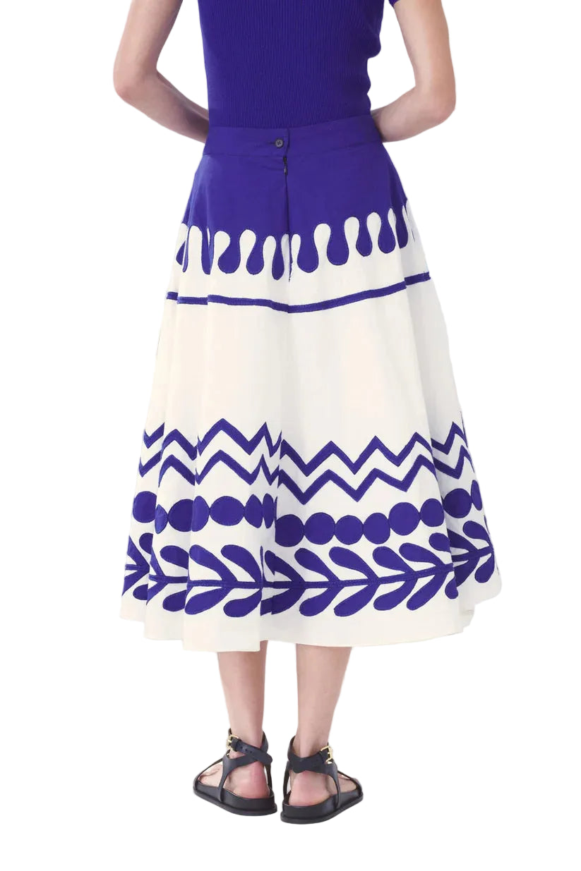 MII Collection Corfou Skirt - Blue