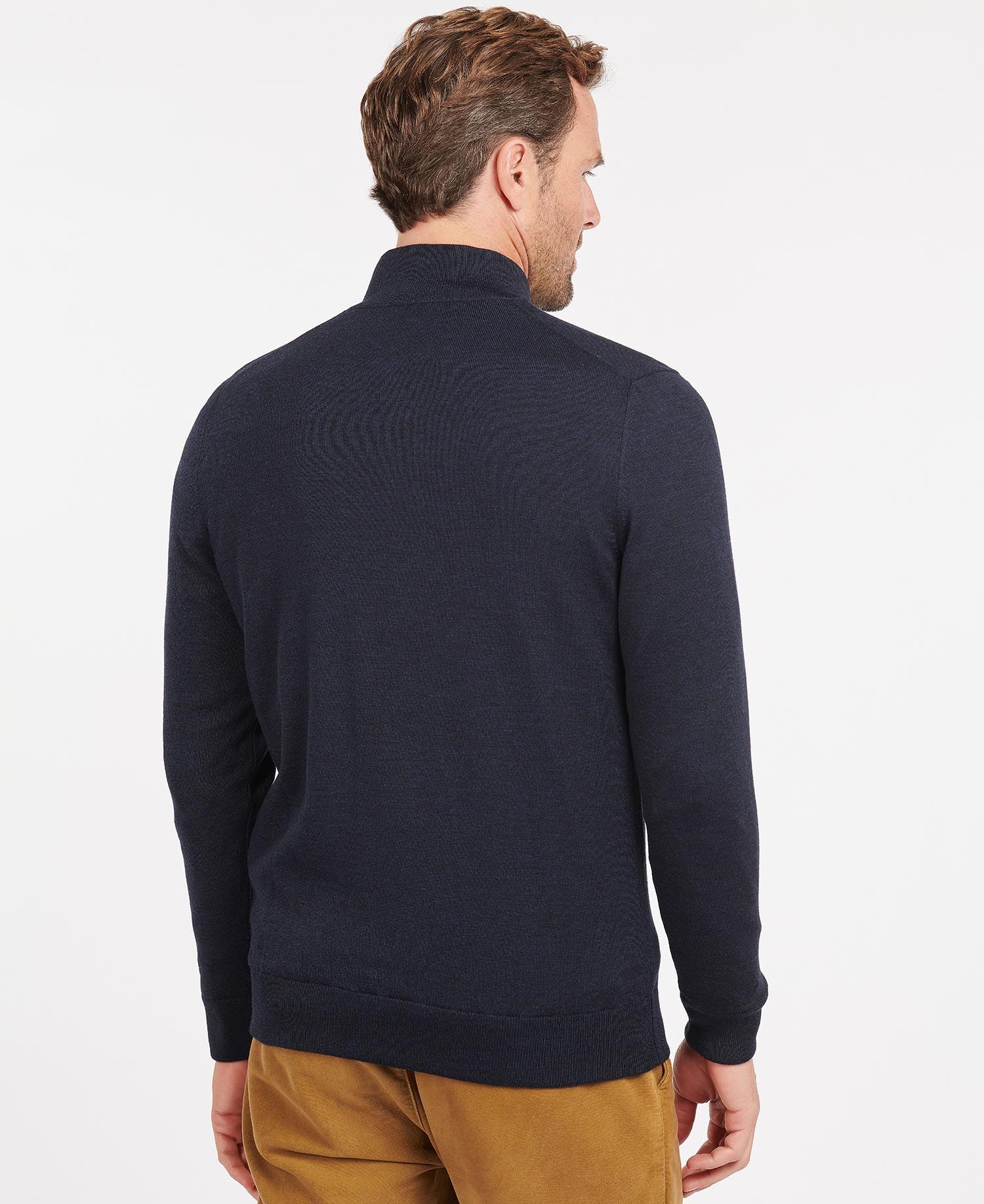 Barbour Gamlin Half Zip Sweater - Navy