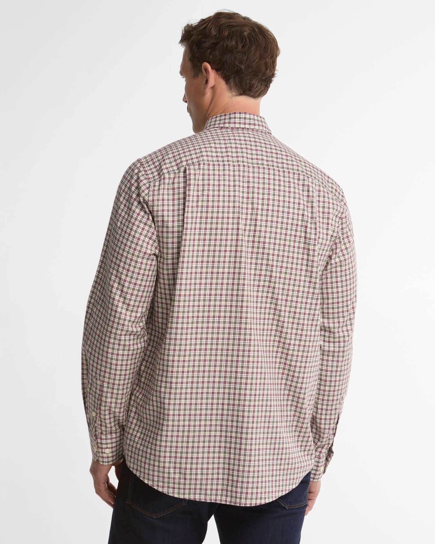 Barbour William Regular Fit Checked Shirt | Olive