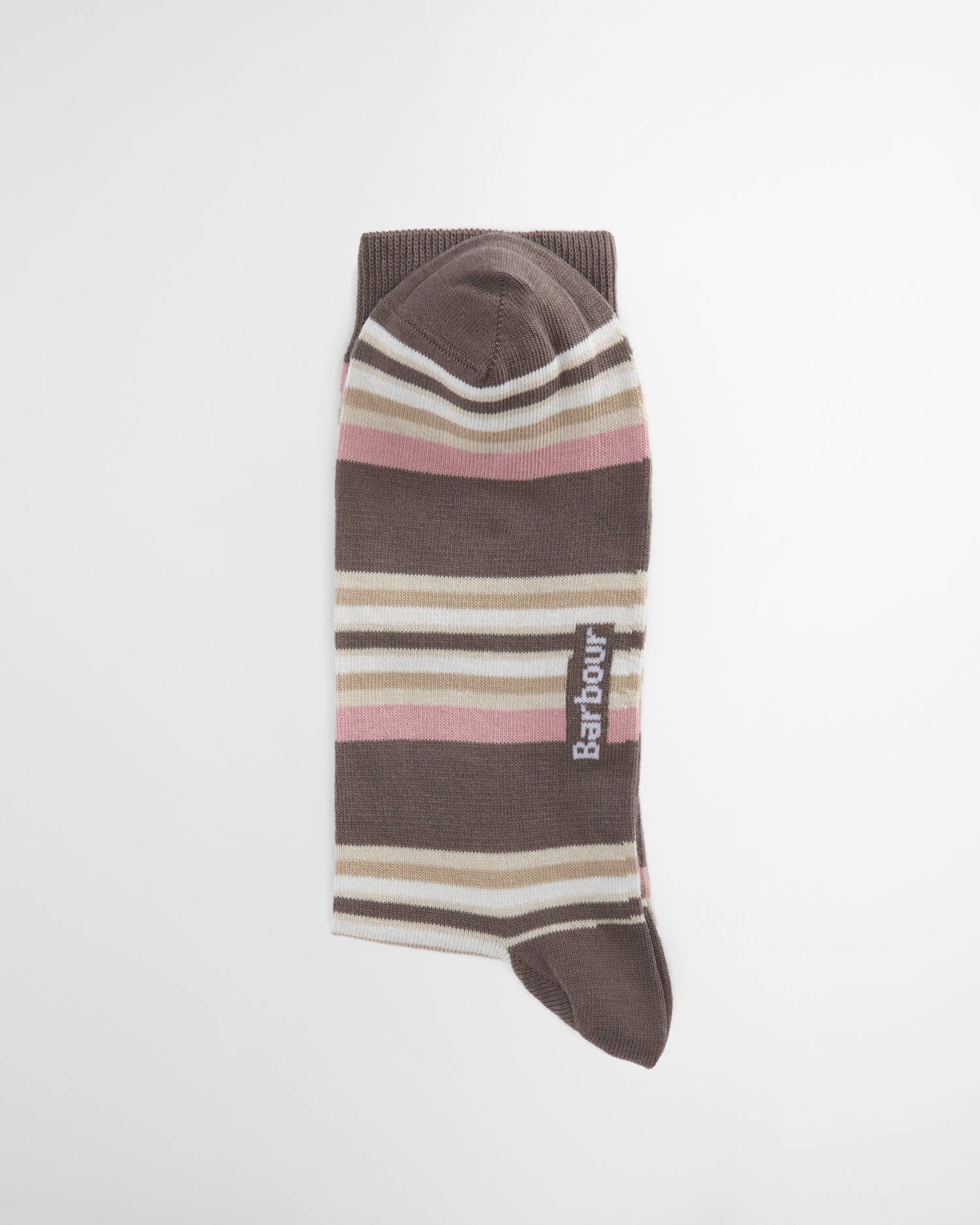 Barbour Summer Stripe Socks - Pink/Navy Stripe