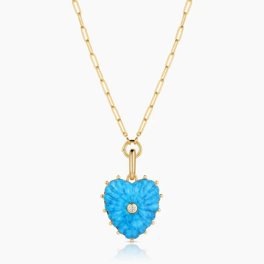 THATCH Malene Clip Charm & Finn Necklace - Howlite