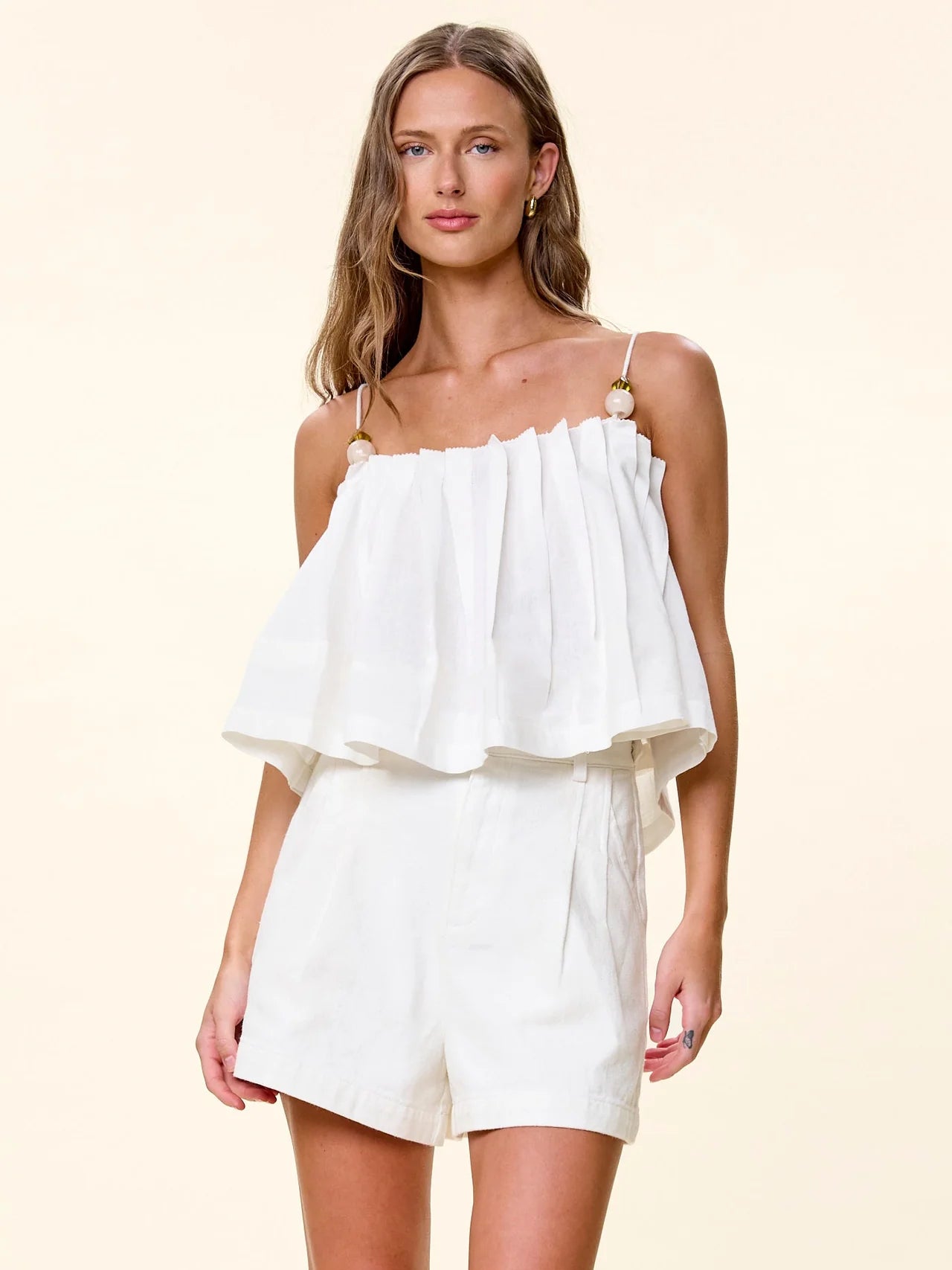 Cleobella Martine Top - Ivory