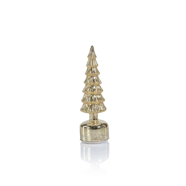 Alpine Rotating LED Tree - Antique Gold | 2 Sizes