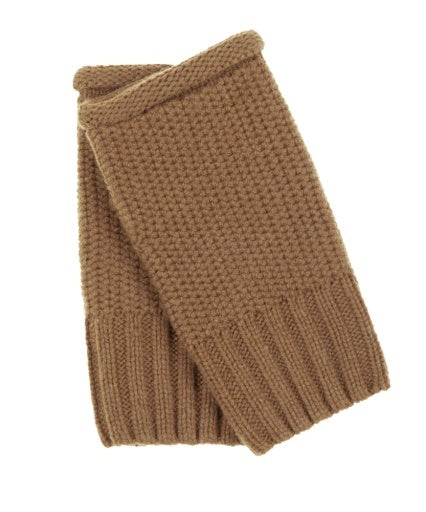 Echo Brioche Honeycomb Handwarmer - Nutmeg