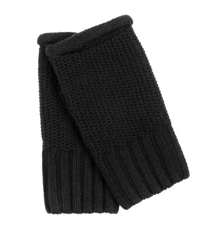 Echo Brioche Honeycomb Handwarmer - Black