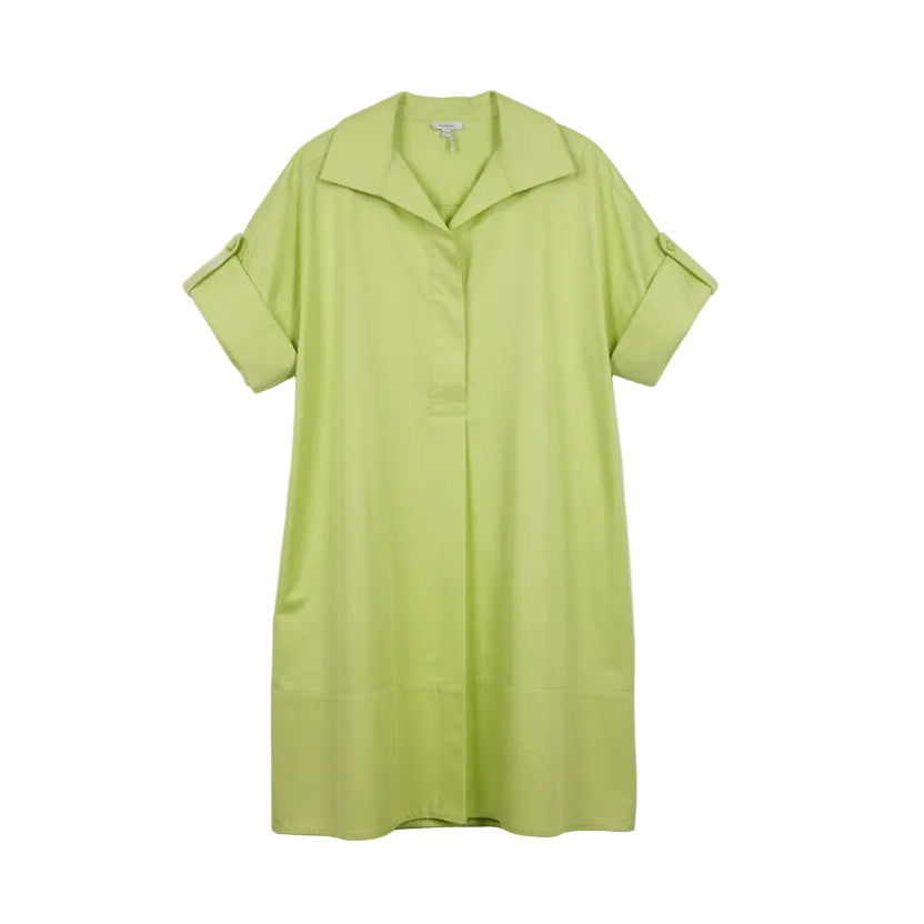 Tyler Boe Addie Short Shirt Dress - Lime Green