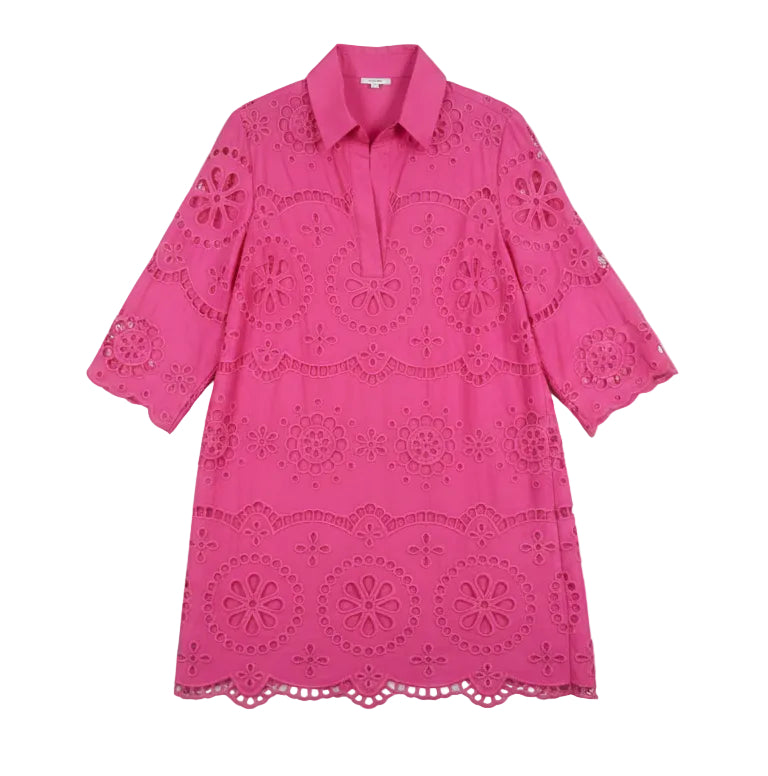Tyler Boe Penny Eyelet Dress - Rose Violet