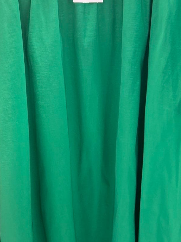 Davina Skirt - Green and Haute Red