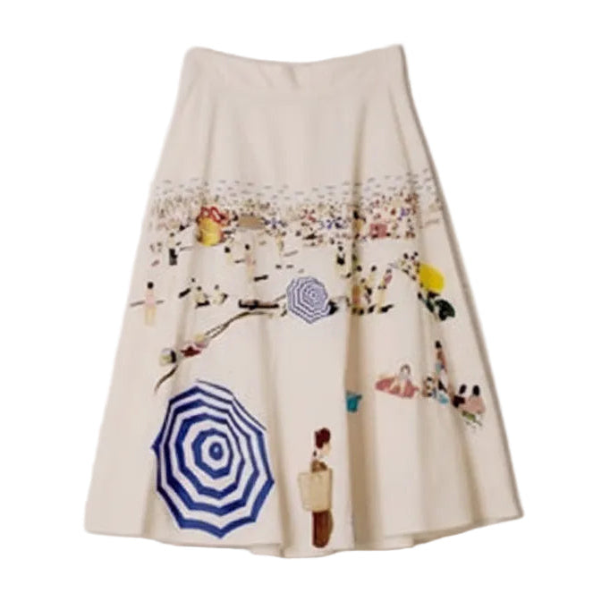 MII Collection Corfou Skirt - Natural