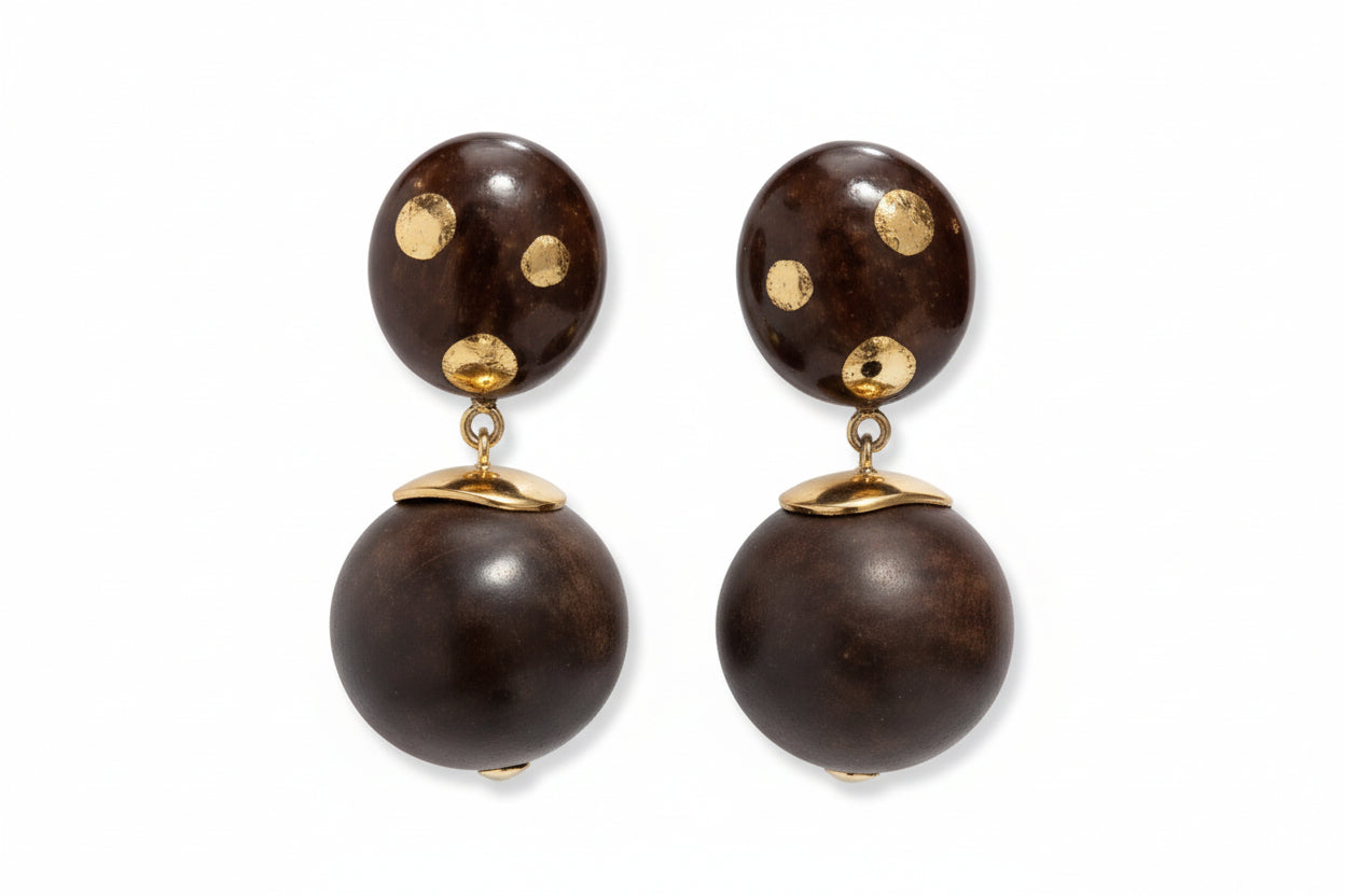 Lizzie Fortunato Nopales Earrings in Acacia
