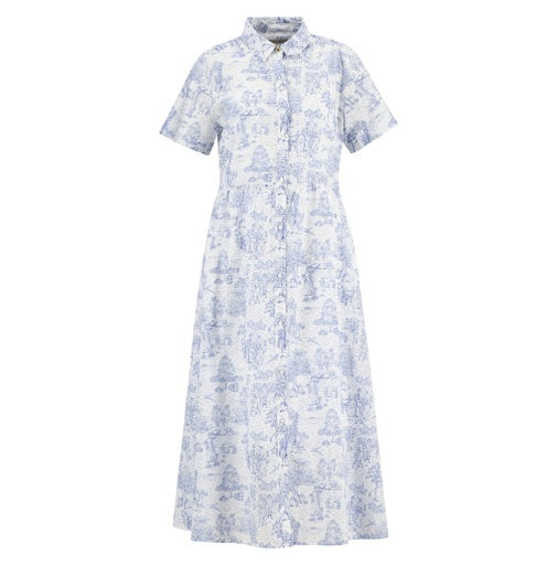 Barbour Wisteria Dress Ink Blue