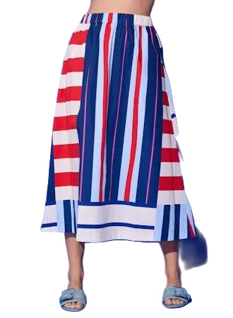 Alden Adair Danny Skirt - Maritime Stripe
