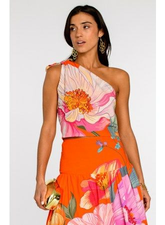 Elizabeth James Zara Top - Sunset Blooms