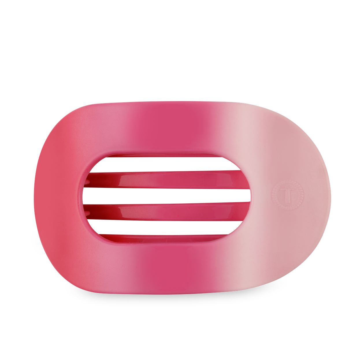 Teleties Flat Round Hair Clip | Kiss & Tell Large