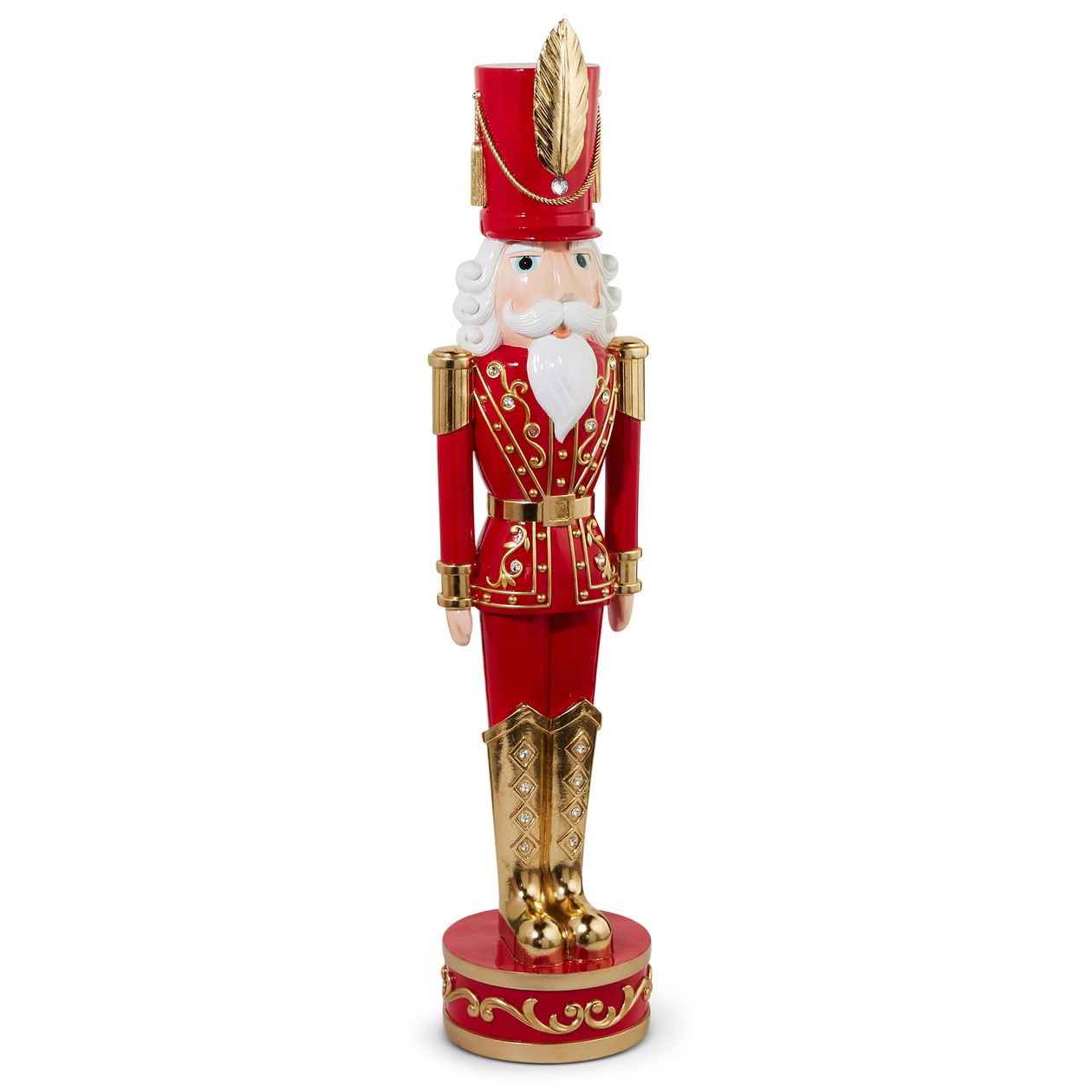 Red and Gold Traditional Nutcracker 48"