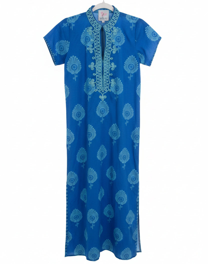 Bella Tu Lana Caftan - Paros Blue