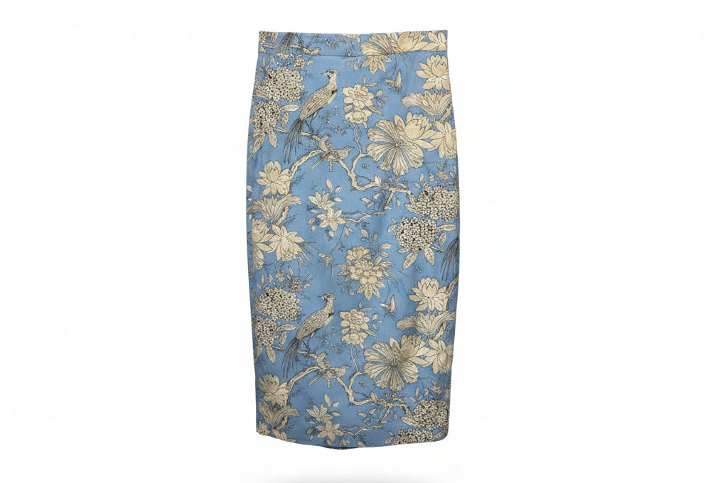 Fitzroy & Willa Taylor Skirt | Bird Toile