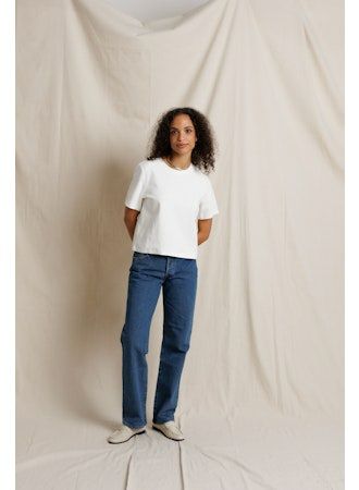perfectwhitetee atlas crew neck tee | white