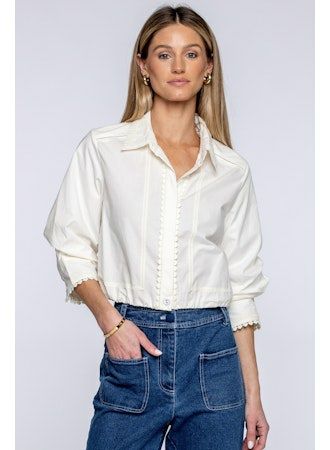 Elizabeth James Carter Top | White