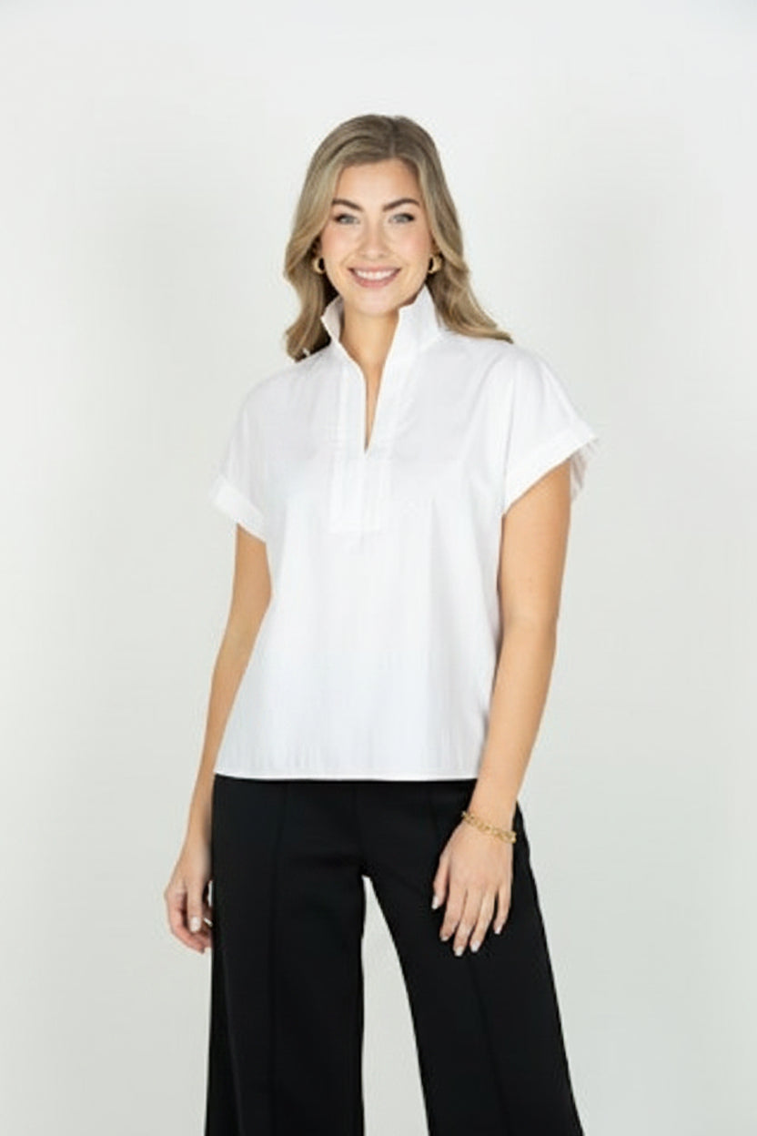 Emily McCarthy Riviera Top - White