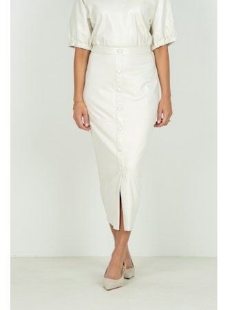 Emily McCarthy Pencil Skirt - Carrara Suede