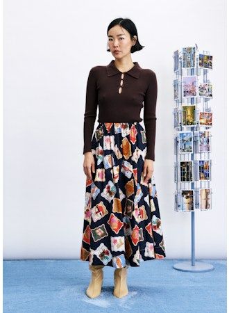 Borth Skirt | Timbres Print