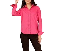 Holly Shae Liz Top | Hot Pink Corduroy