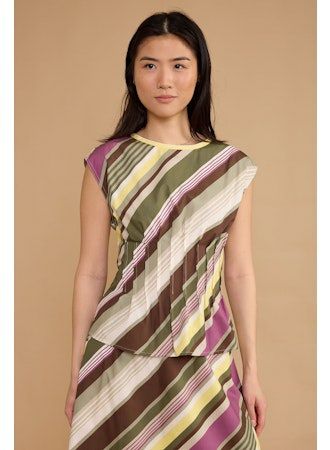 Thomas & Lourdes Nala Top | Vineyard Stripe