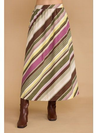 Thomas & Lourdes Sasha Skirt | Vineyard Stripe