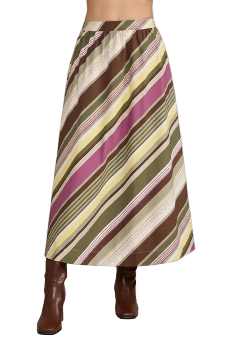Thomas & Lourdes Sasha Skirt | Vineyard Stripe