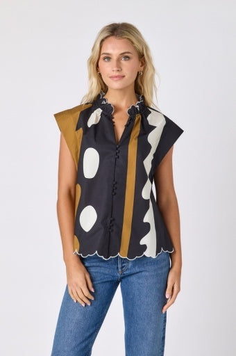 Crosby by Mollie Burch Fritzy Top | Wild Line