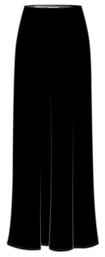 Favorite Daughter The Velvet Favorite Maxi Skirt | Black